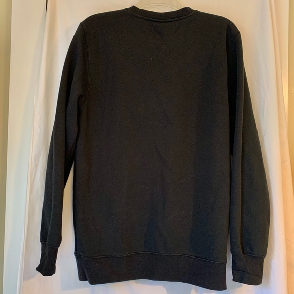 Burton men's black Grandview Crewneck cotton fleece top - Picture 5 of 7